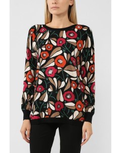 Пуловер с цветочным принтом Twinset / le couer