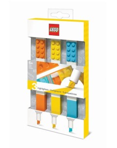 Набор из трех цветных маркеров текстовыделителей Lego
