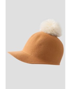 Шерстяная шляпа с помпоном A + more