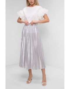 Плиссированная юбка с металлическим блеском Only