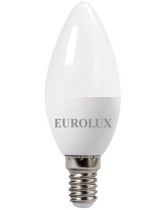 Лампа LL E C37 6W 230 4K E14 свеча 6Вт нейтр Е14 белый Eurolux