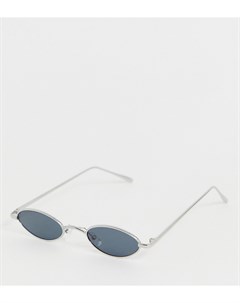 Солнцезащитные очки в металлической овальной оправе Prettylittlething