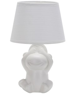 Декоративная настольная лампа MONKEY 10176 T White Escada