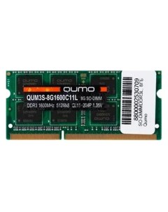 Оперативная память Qumo 8Gb DDR3 QUM3S 8G1600C11L