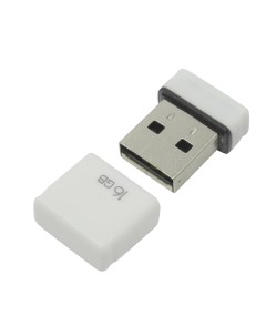 Флешка Qumo Nano Drive USB 2 0 QM16GUD NANO W 16Gb Белая