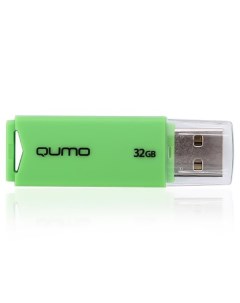 Флешка Qumo Tropic USB 2 0 QM32GUD TRP GREEN 32Gb Зеленая