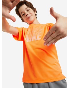 Футболка для мальчиков Dri FIT Оранжевый Nike