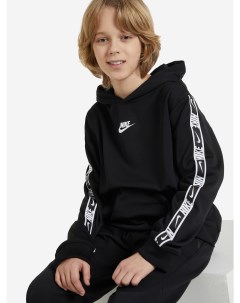 Худи для мальчиков Sportswear Repeat Черный Nike
