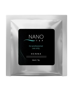 Хна для бровей в саше черный NanoTap dark 5 гр Nano tap
