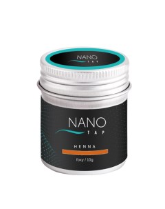 Хна для бровей в баночке рыжий NanoTap foxy 10 гр Nano tap