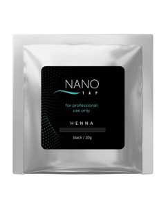 Хна для бровей в саше черный NanoTap dark 10 гр Nano tap