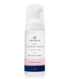 Мусс Soft Cleanser Mousse Нежный для Деликатного Очищения Кожи после Химических Пилингов 60 мл Medic control peel