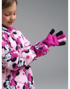 Перчатки трикотажные с принтом Disney для девочки Playtoday kids