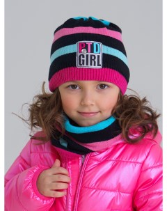 Комплект шапка снуд для девочки Playtoday kids