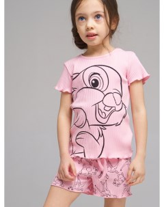 Комплект для девочки с принтом Disney футболка шорты Playtoday kids