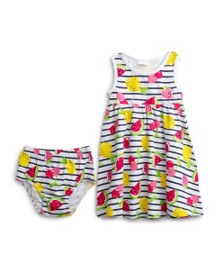 Комплект детский трикотажный для девочек платье трусы Playtoday baby