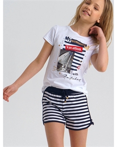 Шорты трикотажные для девочки Playtoday tween