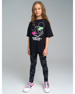 Комплект для девочки с принтом Disney футболка леггинсы Playtoday tween