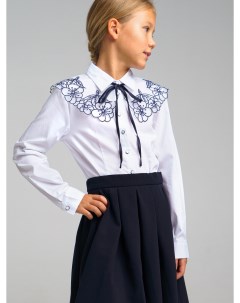 Блузка со съемным воротником School by playtoday