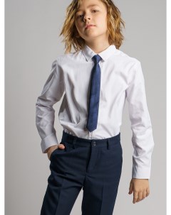 Рубашка с декоративной планкой для мальчика School by playtoday