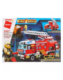 Конструктор Пожарная машина с фигурками 366 деталей Enlighten brick