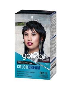 Краска для волос Color Rocks 322 Угольный черный 142 мл Got2b