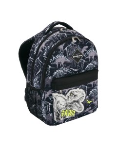 Ученический рюкзак с двумя отделениями и грудной перемычкой EasyLine Dinosaur Park 20 л Erich krause