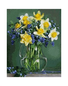 Картина по номерам Букет весенних цветов 40х50 см Schipper