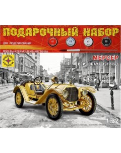 Модель Автомобили и мотоциклы Мерсер Рейсэбаут 1912 год 1 32 Моделист