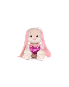 Мягкая игрушка Зайка с Розовым Сердцем 25 см JL 051901 25 2 Jack&lin