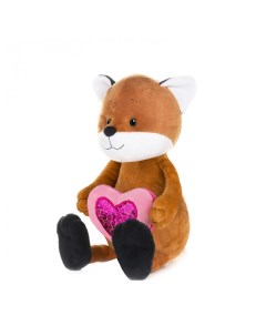 Мягкая игрушка Luxury Romantic Toys Club Романтичный Лисенок с сердечком 20 см Maxitoys