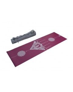 Коврик для йоги пурпурный в сумке 2 5 мм Original fittools