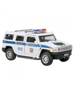Машина металлическая Hummer H2 Полиция Технопарк