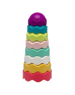 Развивающая игрушка Пирамидка Цветная башня Uwu baby