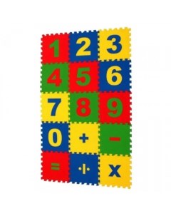 Игровой коврик пазл Математика 20x20x0 9 cм Eco cover