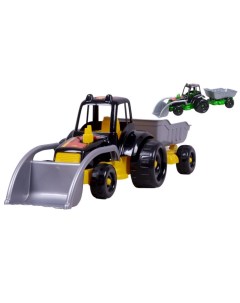 Трактор Farm 4 с прицепом и грейдером Zarrin toys