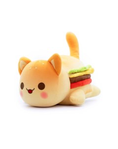 Мягкая игрушка подушка кот Гамбургер Hamburger cat 25 см Mihi mihi