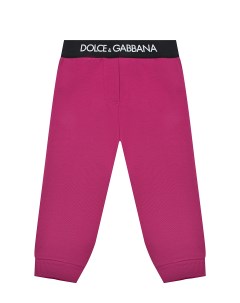 Спортивные брюки фиолетового цвета детские Dolce&gabbana