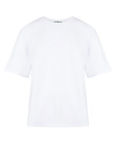 Белая футболка свободного кроя Dan maralex