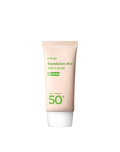 Тонирующий солнцезащитный крем для лица SPF 50 Foundation Free Sun Cream 50 мл Ma:nyo