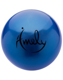 Мяч для художественной гимнастики d15 см AGB 301 синий Amely