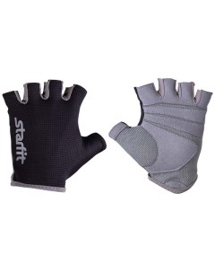 Перчатки для фитнеса SU 127 черный серый Starfit