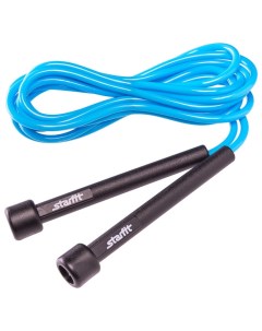 Скакалка RP 101 ПВХ с плаcтиковой ручкой синяя 3 м Starfit