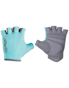 Перчатки для фитнеса SU 127 мятный серый Starfit
