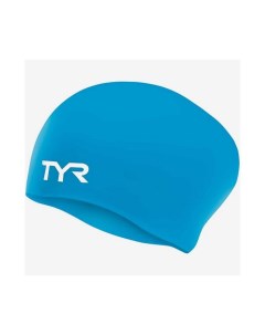 Шапочка для плавания Long Hair Wrinkle Free Silicone Cap силикон LCSL 332 голубой Tyr