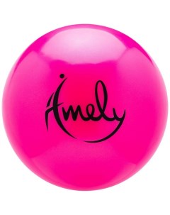 Мяч для художественной гимнастики d15 см AGB 301 розовый Amely