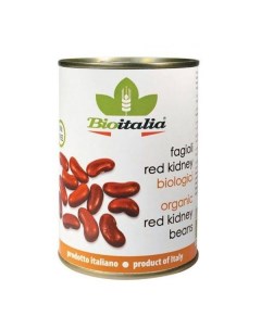 Фасоль красная консервированная 400 г Bioitalia