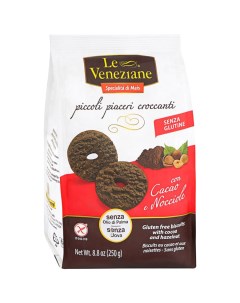 Печенье с какао и фундуком 250 г Le veneziane