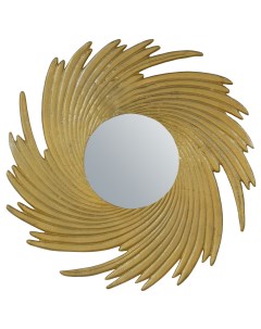 Зеркало настенное в раме 60x60см gold T.l.i.