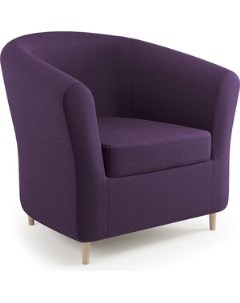Кресло Евро Лайт фиолетовая рогожка Шарм-дизайн